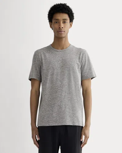Everlane Rec Crew Neck Tshirt In Heathered Grey In Gray