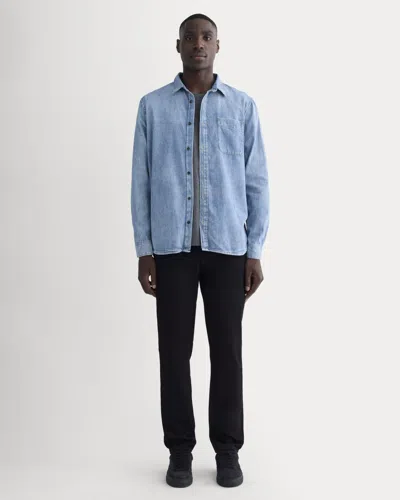 Everlane Relaxed 4-way Stretch Organic Jean In Black In Blue