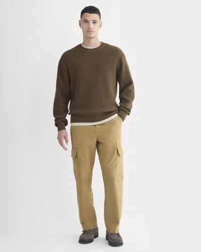 Everlane Relaxed Cargo Pant In Aged Brass In Brown