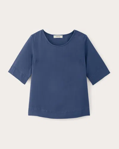 Everlane Relaxed Tshirt In Blue