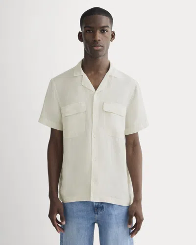 Everlane Resort Shirt In Natural Chambray