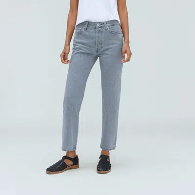 Everlane Rigid Slouch Jean | 27.5” Inseam In Vintage Grey In Blue