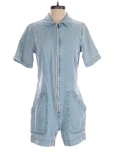 Pre-owned Everlane Romper In Blue