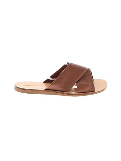 Pre-owned Everlane Sandals In Brown