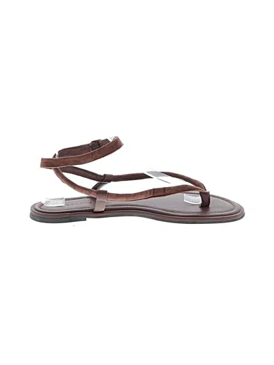 Pre-owned Everlane Sandals In Brown