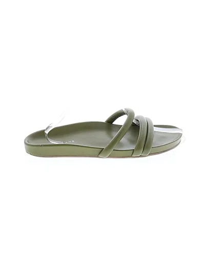 Pre-owned Everlane Sandals In Green