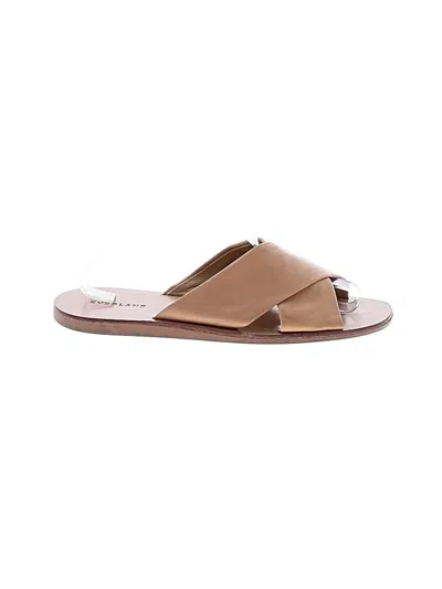 Pre-owned Everlane Sandals In Tan