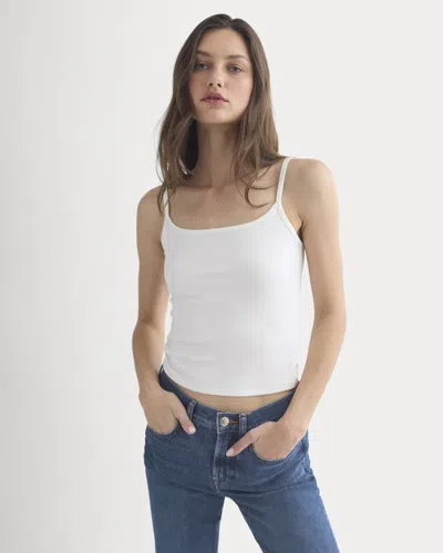 Everlane Scoopneck Cami Top In Bone In White