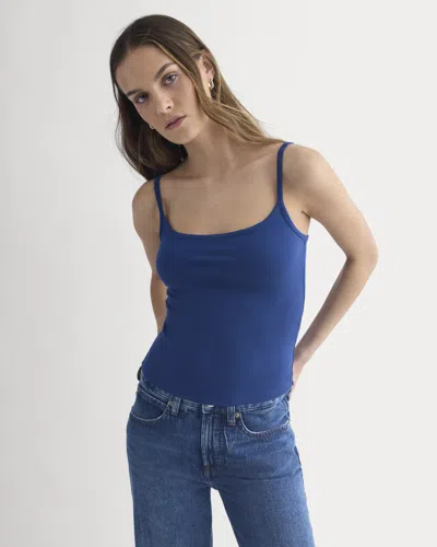 Everlane Scoopneck Cami Top In Estate Blue
