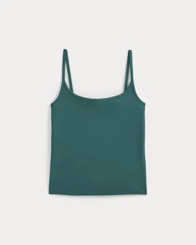 Everlane Scoopneck Cami Top In Everglade