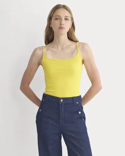 Everlane Scoopneck Cami Top In Passion Fruit In Pink