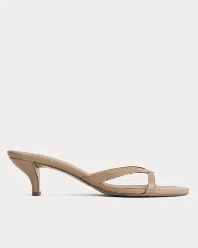 Everlane Sculpted Heel Sandal In Affogato In Brown