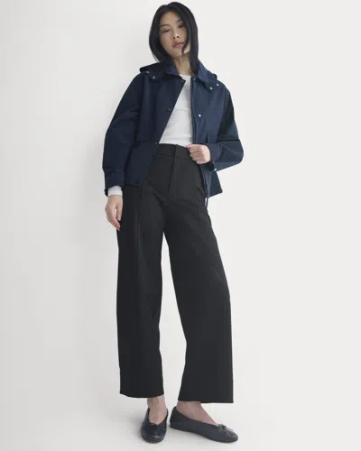 Everlane Seamed Balloon Pant In Black In Blue