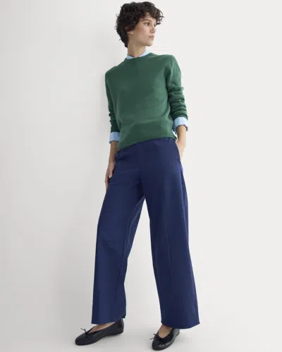 Everlane Seamed Balloon Pant In Navy In Blue