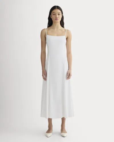 Everlane Seamed Dress In White