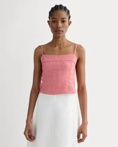 Everlane Seamed Top In Pink