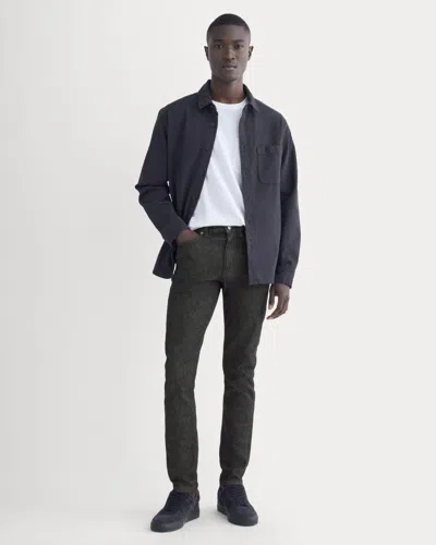 Everlane Selvedge Slim-fit Jean In Black Rinse In Blue