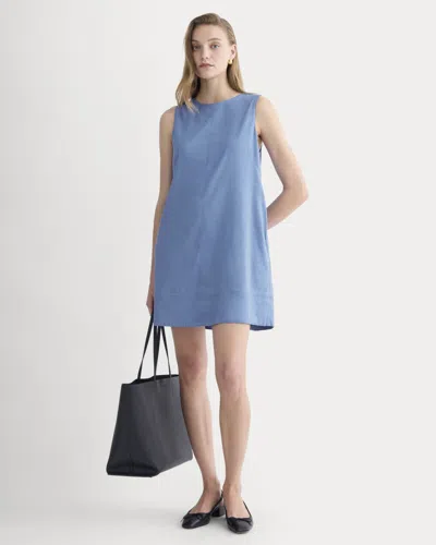 Everlane Shift Dress In Blue