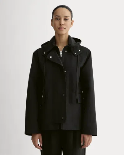 Everlane Short Anorak In Black