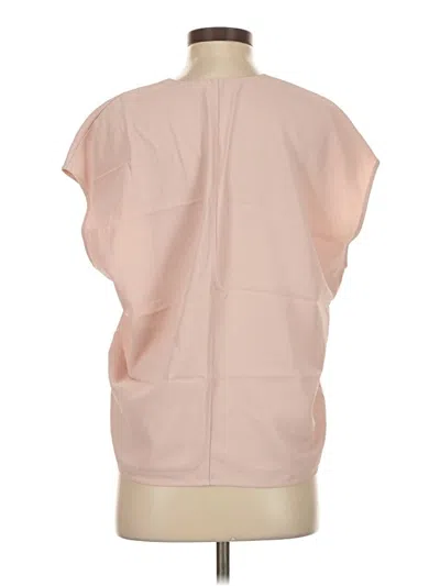 Pre-owned Everlane Short Sleeve Blouse In Pink