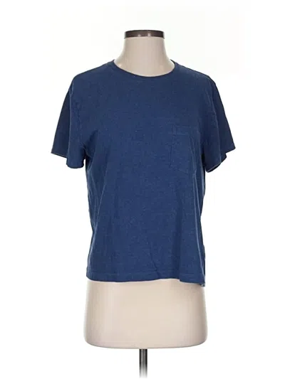 Pre-owned Everlane Short Sleeve T-shirt In Blue