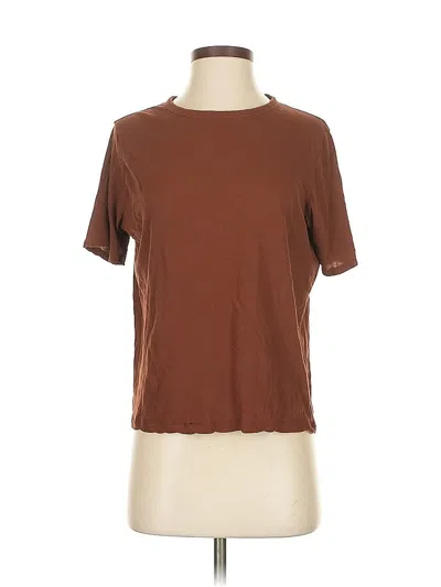 Pre-owned Everlane Short Sleeve T-shirt In Brown