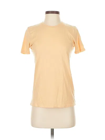 Pre-owned Everlane Short Sleeve T-shirt In Gold