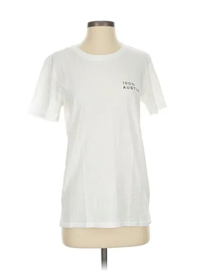 Pre-owned Everlane Short Sleeve T-shirt In White