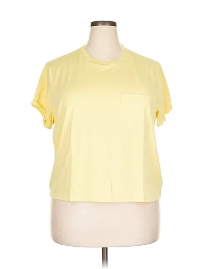 Pre-owned Everlane Short Sleeve T-shirt In Yellow