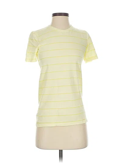 Pre-owned Everlane Short Sleeve T-shirt In Yellow