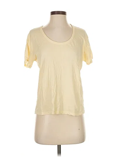 Pre-owned Everlane Short Sleeve T-shirt In Yellow