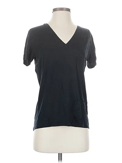 Pre-owned Everlane Short Sleeve Top Gray V-neck Tops