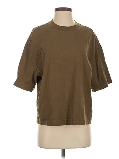 Pre-owned Everlane Short Sleeve T-shirt In Brown
