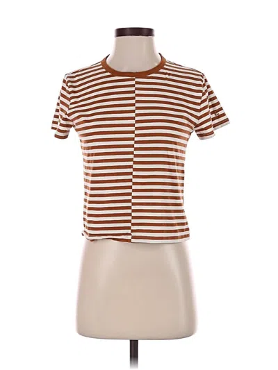 Pre-owned Everlane Short Sleeve T-shirt In Brown