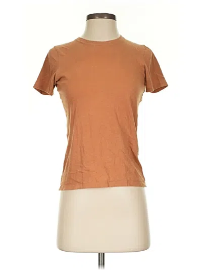 Pre-owned Everlane Short Sleeve T-shirt In Brown
