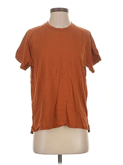 Pre-owned Everlane Short Sleeve T-shirt In Brown