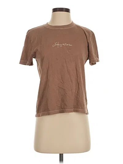 Everlane Short Sleeve T-shirt In Brown