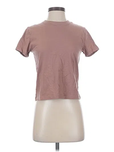 Pre-owned Everlane Short Sleeve T-shirt In Brown