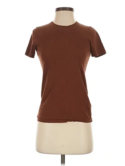 Pre-owned Everlane Short Sleeve T-shirt In Brown