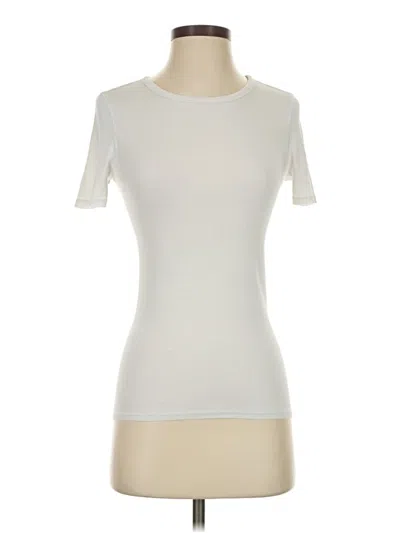 Pre-owned Everlane Short Sleeve T-shirt In Ivory