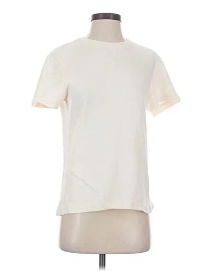 Pre-owned Everlane Short Sleeve T-shirt In Ivory