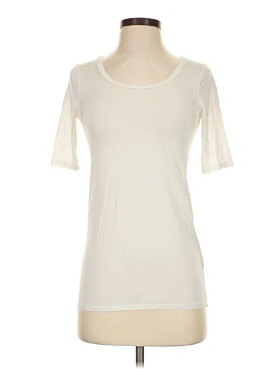 Pre-owned Everlane Short Sleeve T-shirt In Ivory