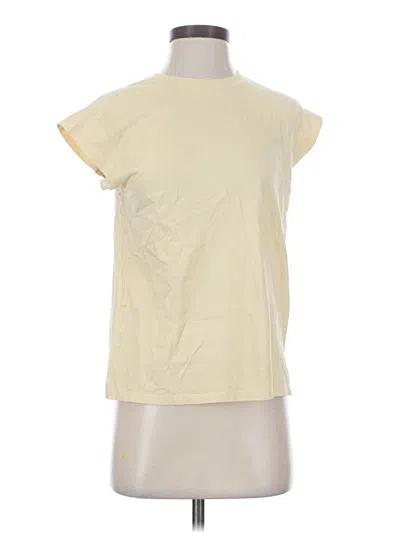 Pre-owned Everlane Short Sleeve T-shirt In Ivory