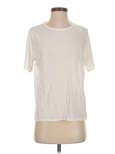 Pre-owned Everlane Short Sleeve T-shirt In Ivory