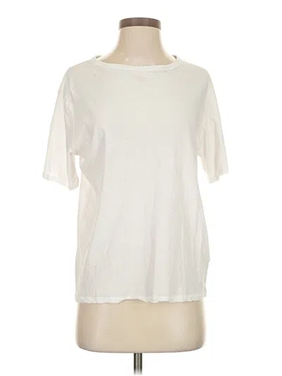 Pre-owned Everlane Short Sleeve T-shirt In Ivory