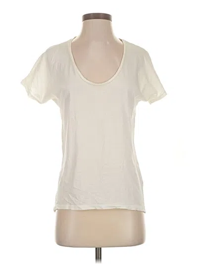 Pre-owned Everlane Short Sleeve T-shirt In Ivory
