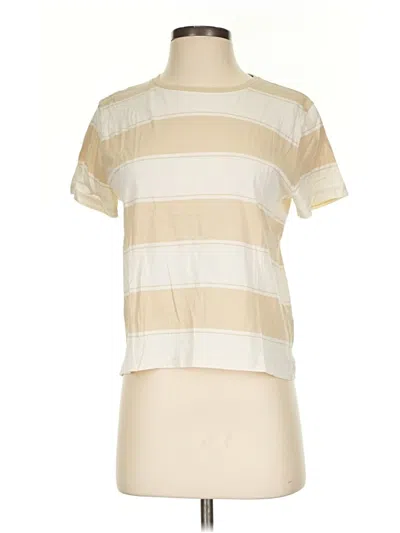Pre-owned Everlane Short Sleeve T-shirt In Ivory
