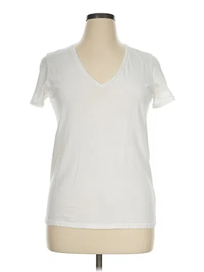Pre-owned Everlane Short Sleeve T-shirt In Ivory