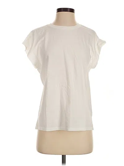 Pre-owned Everlane Short Sleeve T-shirt In Ivory