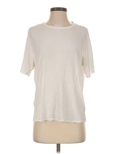 Pre-owned Everlane Short Sleeve T-shirt In Ivory
